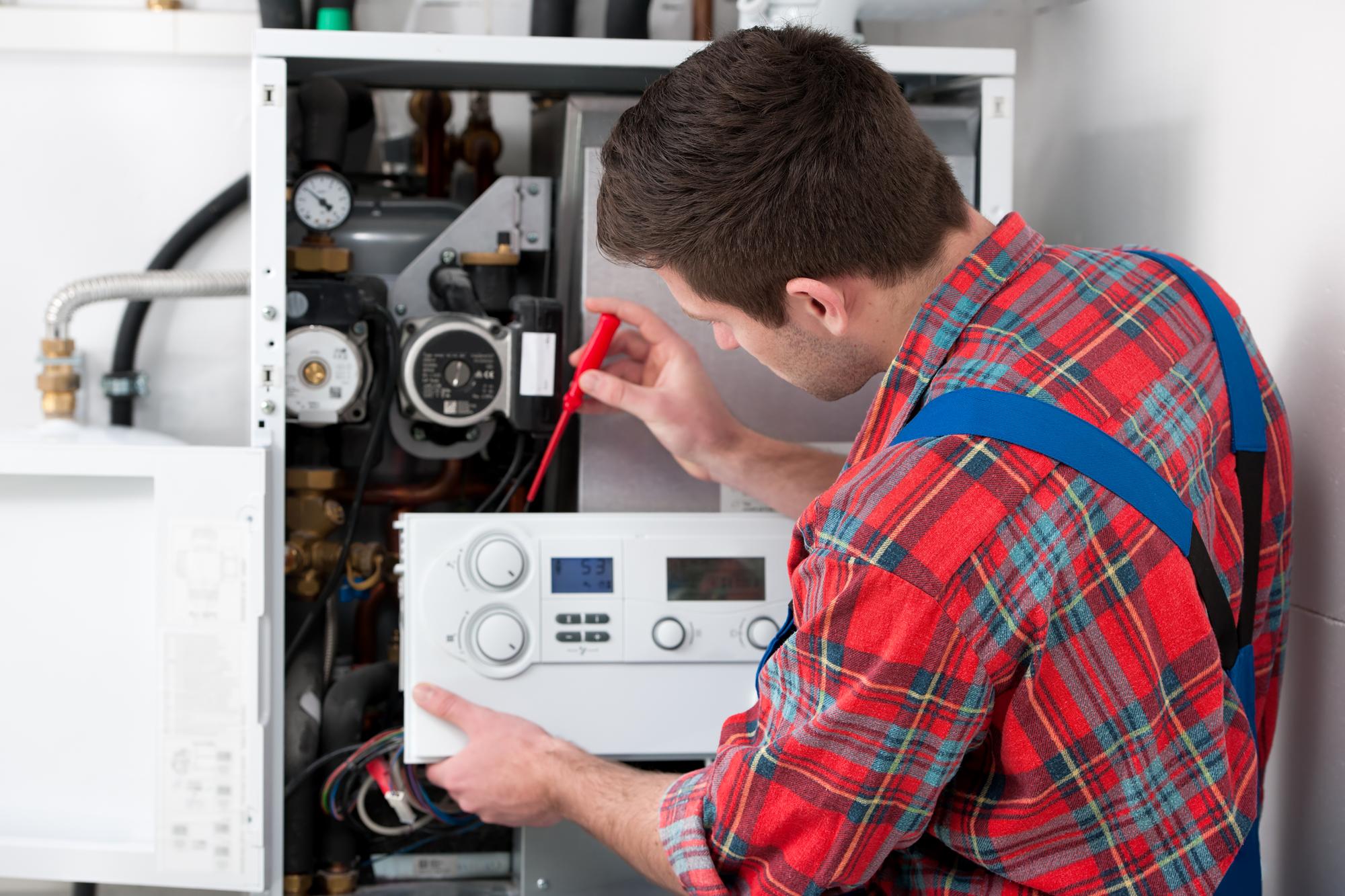 Gas hot water system repair